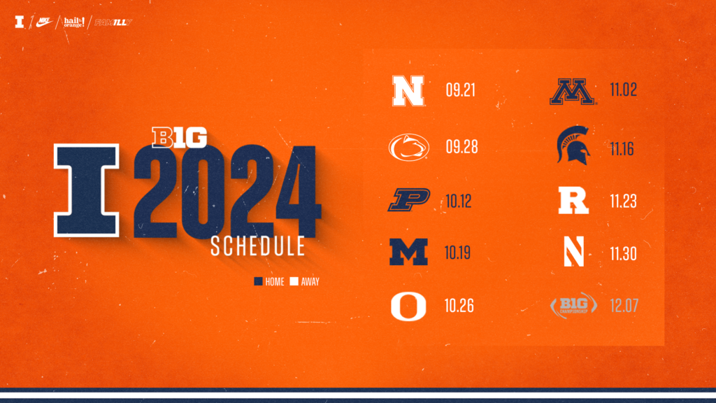 B1G Announces 2024 Conference Schedule Marching Illini